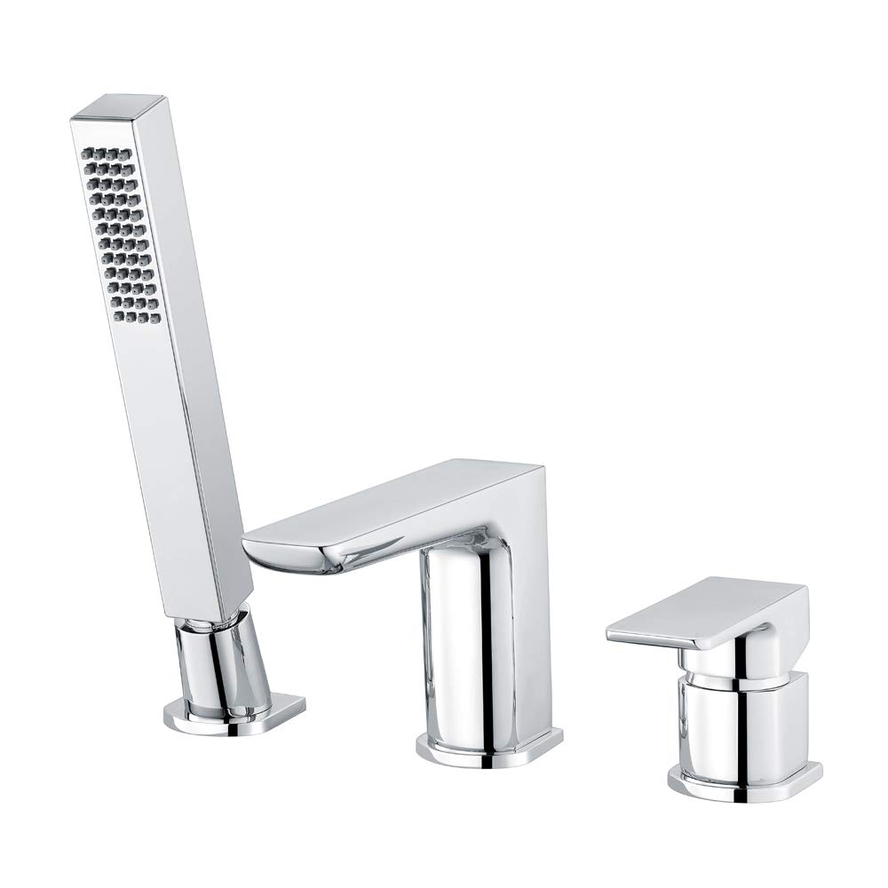 Wentworth Bathrooms Jt Pickfords | Hyd314 Hydro Chrome 3 Tap Hole Deck Mounted Bath Shower Mixer Tap