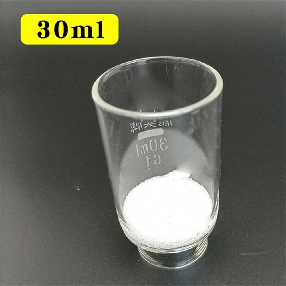 10 pezzi/lotto Laboratorio Trasparente 30ml 40ml 50ml 60ml Nucleo di Sabbia Vetro con Pori G1 G2 G3 G4 G5 for Esperimenti Attrezzature da laboratorio