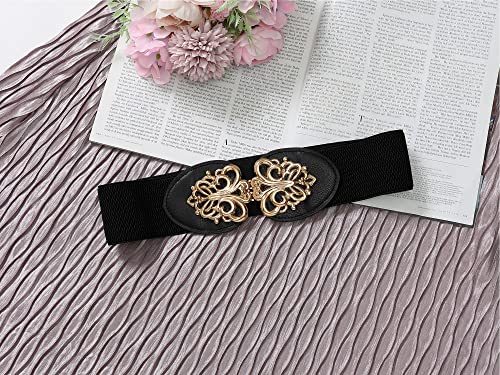 Allegra K Women Novelty Waist Belt Black4