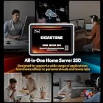 【Certifié NAS】 GIGASTONE Home Server SSD 1To (paquet de 2) jusqu'à 550 Mo/s TLC Flash avec mise en cache SLC 24/7 fiable pour jeux/PC/NAS SSD garantie de 3 ans disques SSD internes SATA 2,5 po