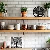Beeveer 2-Piece Cast Iron Trivet Set – 7.1 Inch Tree Design, Heat Resistant With Rubber Feet