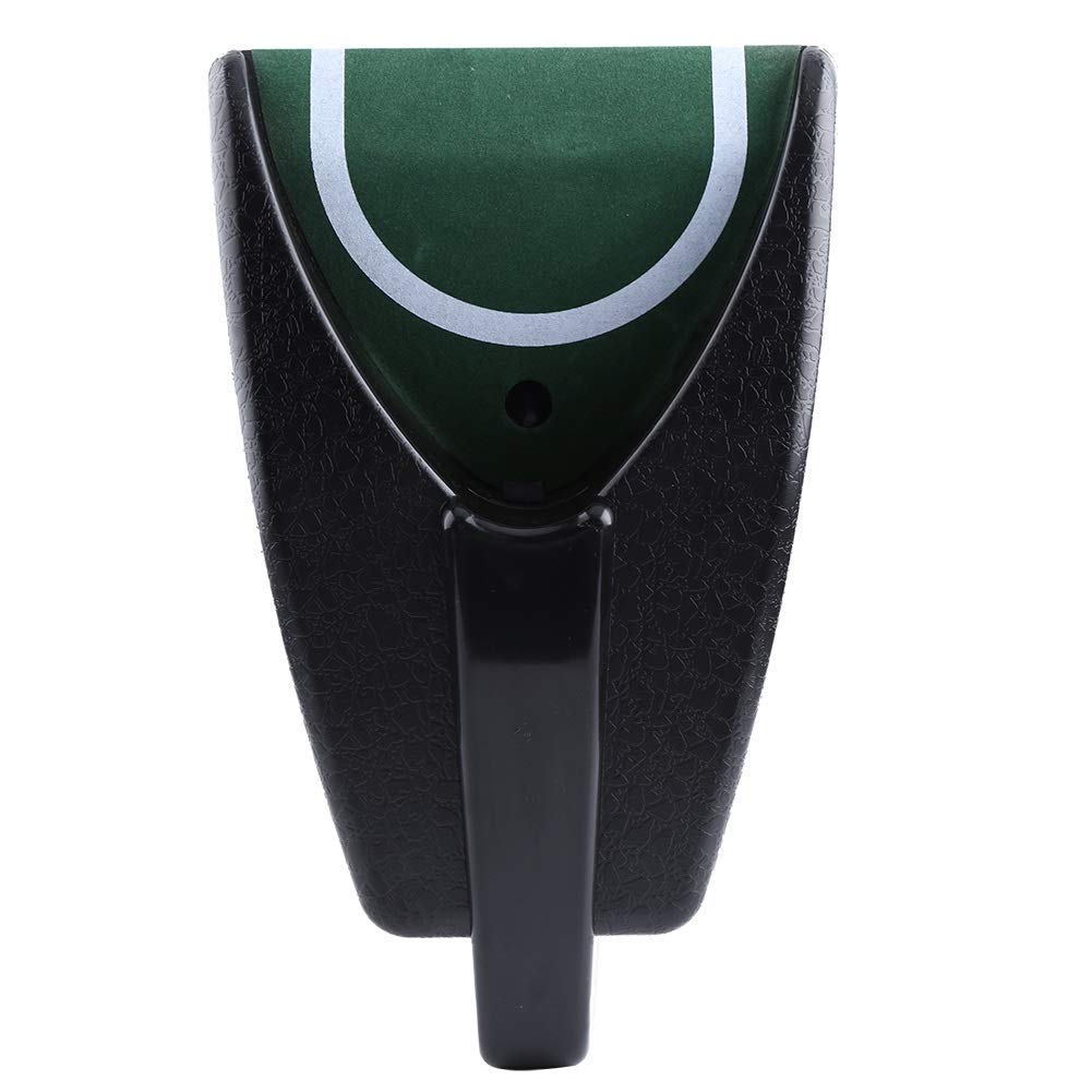 Hobby Tech Tapis d'entrainement de Golf avec cibles au Sol, Putting pour Bureau ou extérieur 300 x 50cm + Accessoire Retour de balles de Golf Automatique, Module pour Entrainement Putting