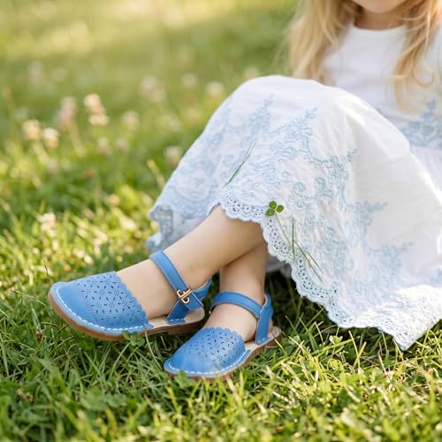 Image of THEE BRON Toddler Girls Espadrilles Sandals Hollow Out Rustic Dress Shoes
