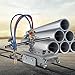 CG1-30 Automatic Track Torch Gas Pipe Cutting Straight Linear Gas Cutting Machine Efficient Flame Gas Cutting Portable Flame Cutting Track Torch Cutter (Acetylene + Oxygen), Three of 70cm Tracks