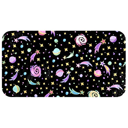 Alfombrilla de baño ovalada de alta resistencia color negro 2