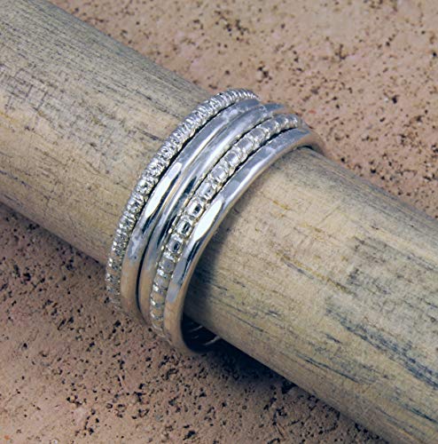 Arfasatti Anello Cinque FEDI in Argento 925 Fatto