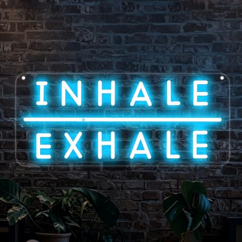 Inhale Exhale LED Neon Sign