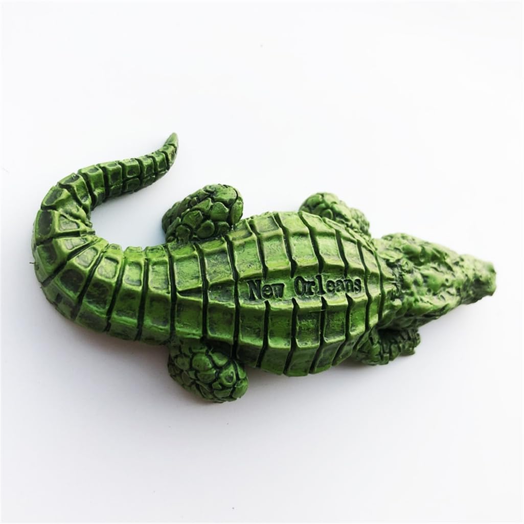 Amazon.com: New Orleans USA 3D Crocodile Fridge Magnet Souvenir