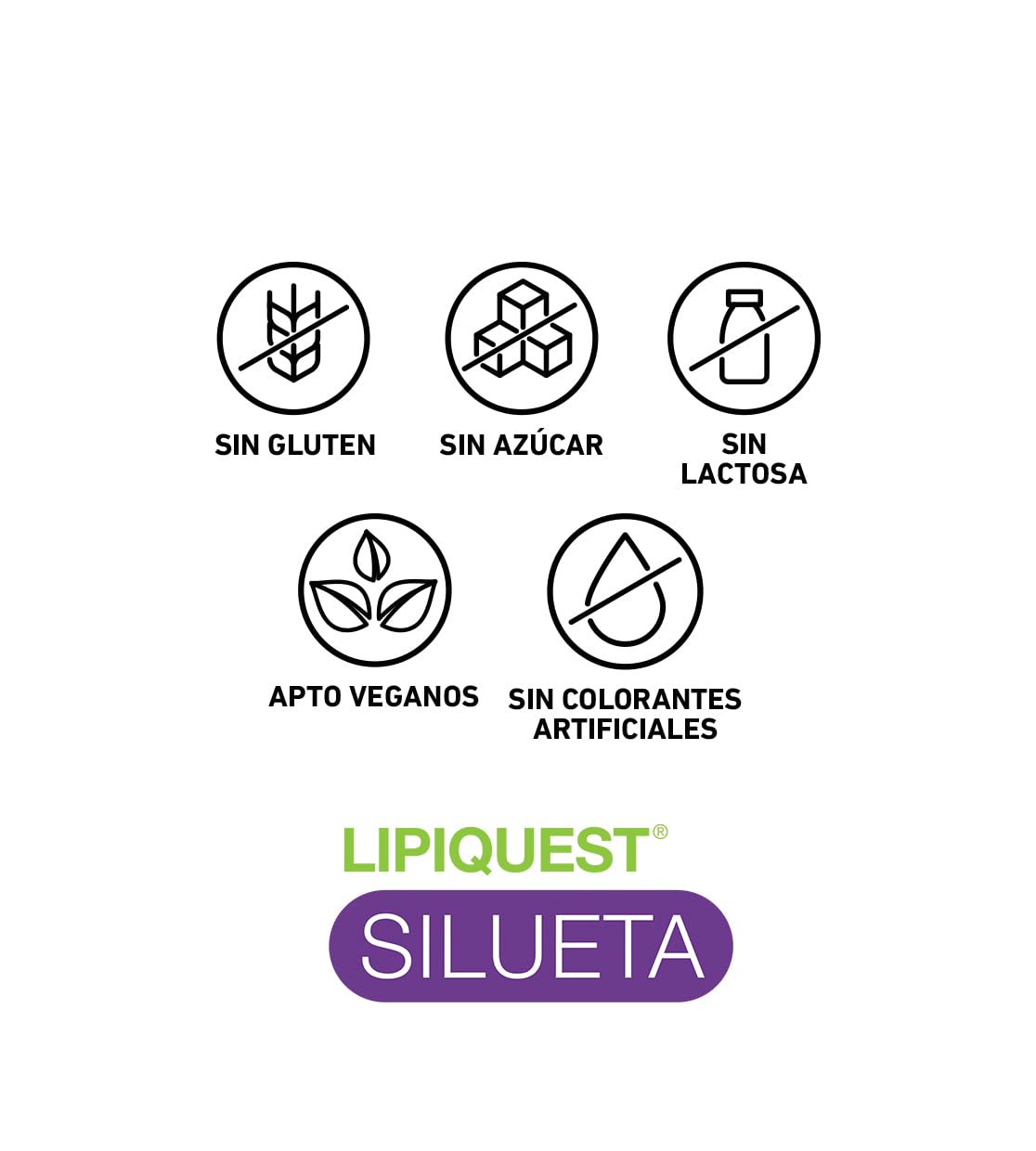 AlchemLife - Pack Lipiquest Silueta + Antipicoteo | Control de Peso y Gestión del Apetito | Solución Líquida 300 ml + 15 Cápsulas Vegetales | Metabolismo de Grasas y Azúcares
