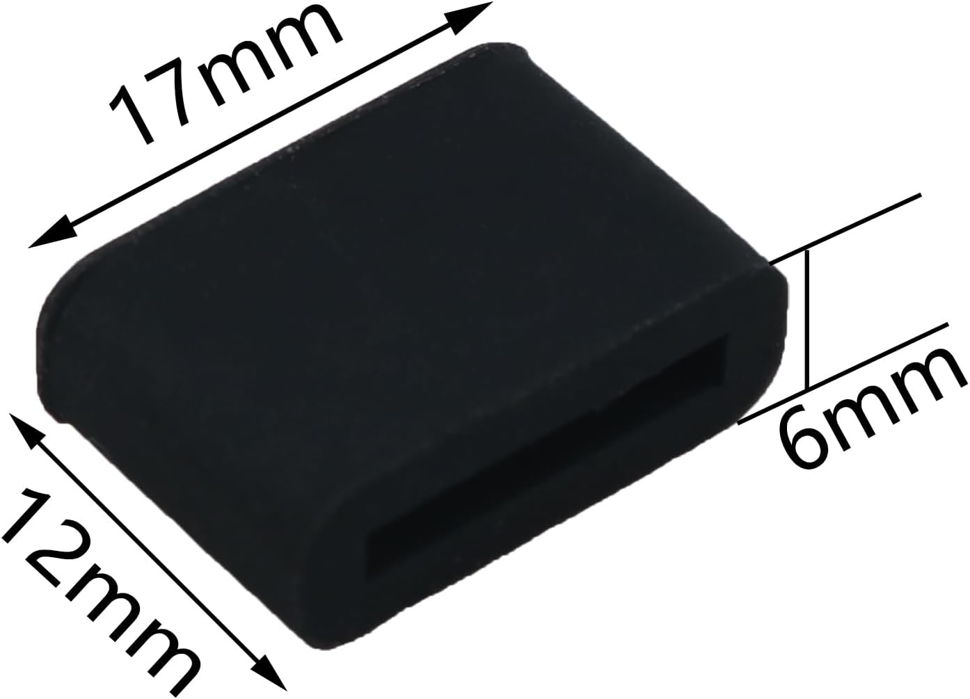 12PCS 0.67x0.47x0.24in Air Fryer Tray Replacement Rubber Buffers 4QT 8QT 6QT Silicone Rubber Foot Side Parts Stopper Label Tip Leg Attachments Black