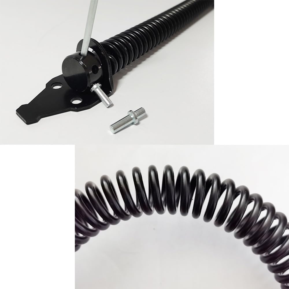 14" Fence Gate Spring Closer Set, Metal Automatic Door Closure, Self Closing Latch, Adjustable Tensioner Gate Closure, for Wooden Door Fence Gates Left/Right Opening Door