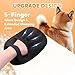 Pet Hair Removal Glove | Electrostatic Reusable Cat & Dog Magic Brush Hair Remover Tool for Furniture, Carpet, Couch | Upgraded 5-Finger Design | Gentle Grooming Tool for Pets(Eco-Friendly) (2 PCS)