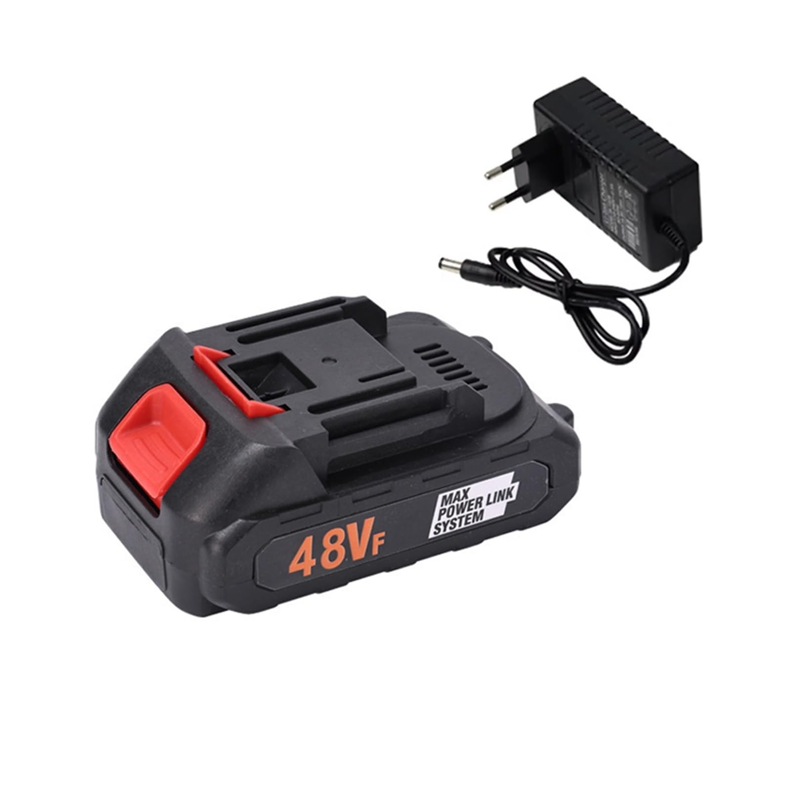 21V 48VF 10000mAh High Capacity Rechargeable Lithium Ion Battery，Compatible for Makita，18V/21V Electric Power Tool Battery(1 Battery 1 Charger)