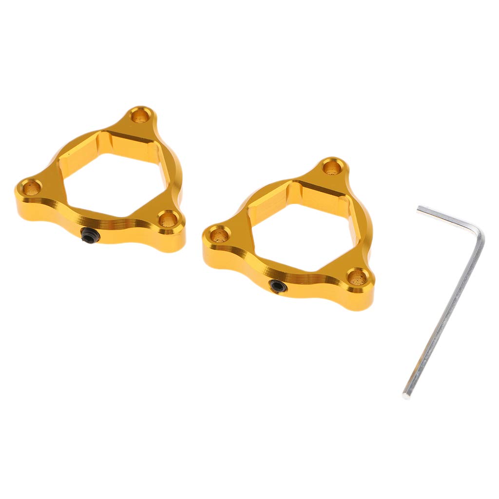 Coppia Di Regolatori Di Precarico Forcella Anodizzata Esagonale Anteriore Per Moto CNC 22mm Per HONDA CBR 929RR CBR1000RR CBR 600RR CBR 954RR - Dorato