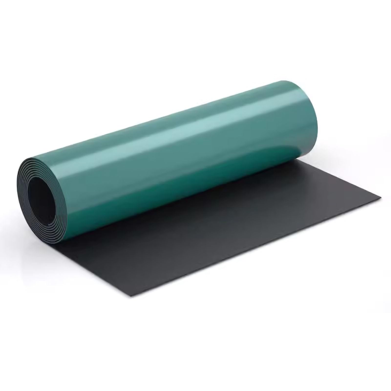Anti Fatigue Mat 2Mm Thick Esd High Temperature Mat, Heat Resistant Workbench Mat Antistatic Rubber Mats For Electric Welding Soldering Repair Sensitive Electronic Work-Green-1.5x5m/4.9x16.4ft
