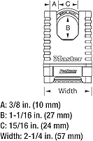 Vista 8 de Master Lock 1177D ProSeries candado de combinación reseteable, 1177D