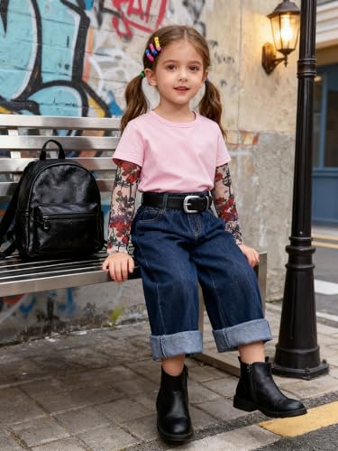 Image of Kids Tattoo Sleeve T-Shirt Personal Top Toddler Boys Girls Long Sleeve Tee Shirt