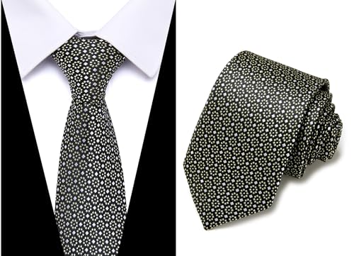 Image of Passabin Tie For Men Necktie Woven Jacquard Neck Ties Set 6 PCS