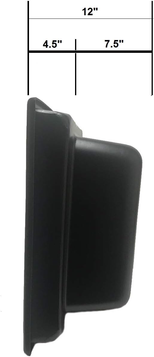 CUSTOM PRO 24x24 INCH Heavy Duty Fountain and Waterfall Basin Reservoir for DIY Water Features is Durable, Sturdy and Versatile, Has Pump Access Door, Will Not Rust