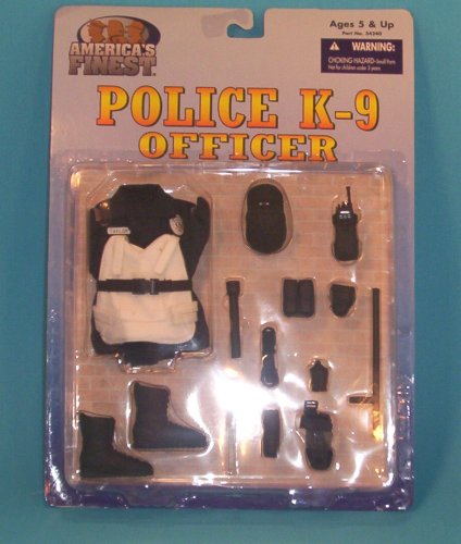 G. I. Joe America's Finest Police Officer K-9 K9 Uniform