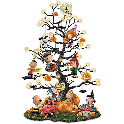 Lefity Halloween Kürbis Cartoon Baum Harz Weihnachtsbaum Kürbis Laterne Dekoration Anhänger Cover