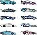Hot Wheels 10-Pack of Toy Race Cars, Includes 1:64 Scale Corvette, Lamborghini, McLaren & Hot Wheels Originals (Amazon Exclusive)
