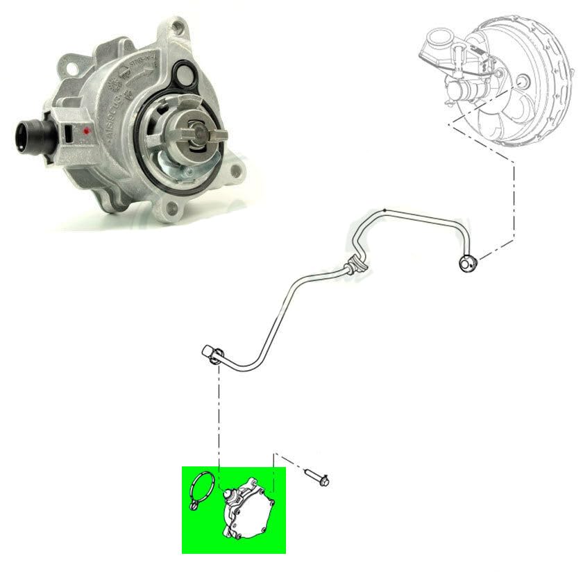 Bomba de vacío LAND ROVER XF, F-PACE, XE, RANGE, XJ - Modelo JDE28148 - Marca Miami British miniatura 1