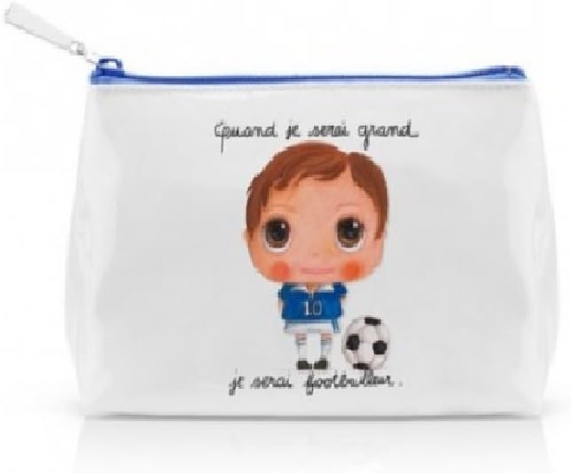 Trousse de Toilette Enfant Quand Je Serai Grand Je Serai Footballeur