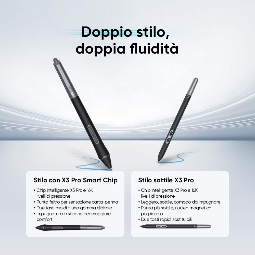 XPPen Artist Ultra 16 OLED 4K Touch Screen Tavoletta Grafica con Schermo 15,6", 2 Penne con 16K livelli di pressione, con mini tastiera