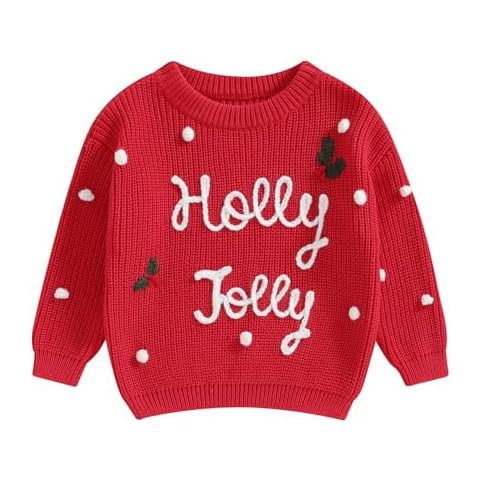 Siyova Christmas Knitted Sweater for Toddlers Cover