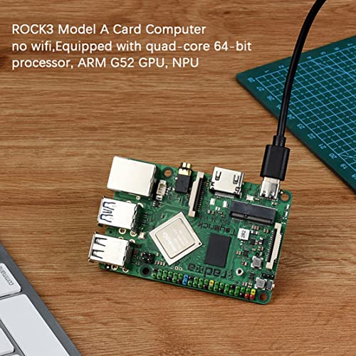 Module d'ordinateur de carte ROCK3 haute performance RK3568 Cortex-A55 2 GB