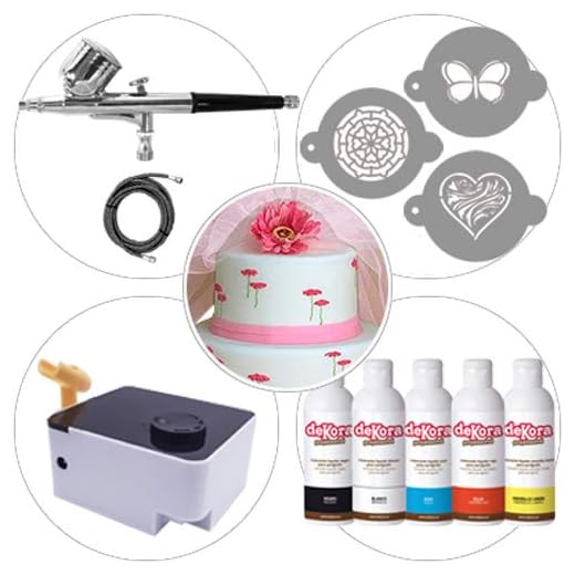 Kit de Aerografía para Repostería 011 Iniciación