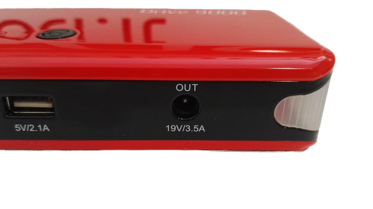 Telwin Drive 9000 Avviatore Compatto al Litio 12V & Power Bank, Rosso
