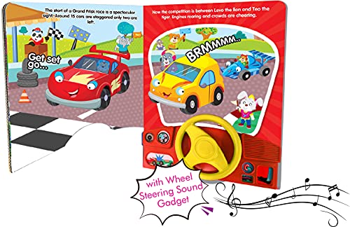 Image of My First Car Racing Sound Book | Interactive Musical Board Book for Toddlers | Vehicle Sounds and Early Learning Fun