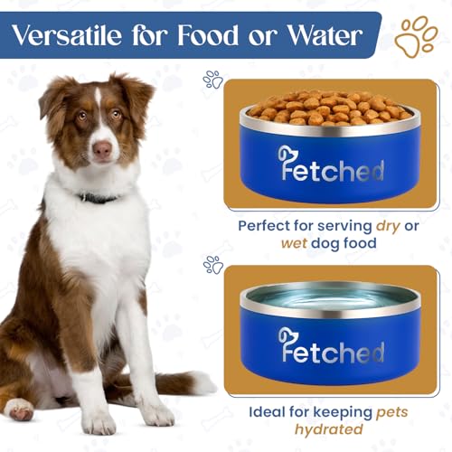 Premium Stainless Steel Bowl – Non-Slip Food & Water Bowl for Puppies, Medium & Large Dogs – Rust-Resistant, Dishwasher Safe, Durable for Daily Use - Image 5