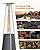 Sesslife Pyramid Patio Heater, 48000 BTU Fast Heating Outdoor Heater for Large Spaces with Wheels & Weatherproof Cover, Triple Protection System for Restaurant Patios, Rooftop Bar, Event Spaces