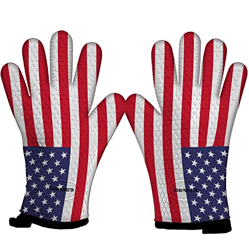Image of KITCHEN PERFECTION Silicone Smoker Oven Gloves -Extreme Heat Resistant BBQ Gloves -Handle Hot Food Right on Your Smoker Grill Fryer Pit|Waterproof Oven Mitts Grill Gloves |Superior Value Set+3 Bonuses
