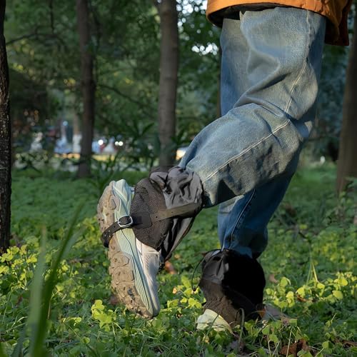 Guêtres de randonnée imperméables et légères avec fixations réglables pour chaussures - 7