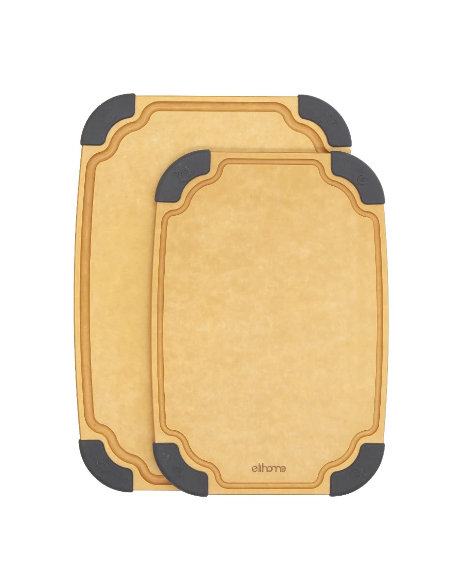Ironwood Gourmet Acacia Wood Cutting Board With Juice Channel, Big Catch Board, 10" x 15"
