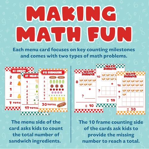Math Sandwich Juego de Mesa para Niños 3+ miniatura 5