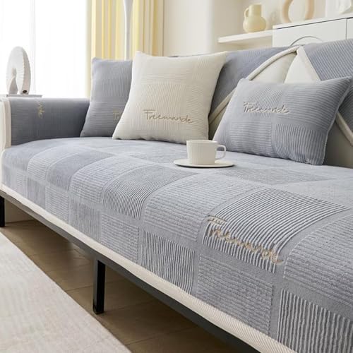 Bettschlange Couch Überzug, Sofa Überzug 1 2 3 4 Sitzer, Sofaschoner rutschfest, L Form...