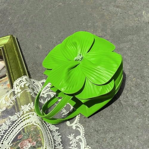Image of Mini Flower Evening Purse Floral Clutch Purses for Women PU Leather Evening Handbag with Chain Wedding Party Prom
