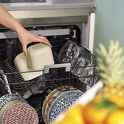 Guzzini Store&More Kitchen Active Design Contenitori Ermetici Bassi per Frigo/Freezer/ Microonde (S), 12.2 x 12.2 x 6.8 cm, Marrone (Clay) - Immagine 3