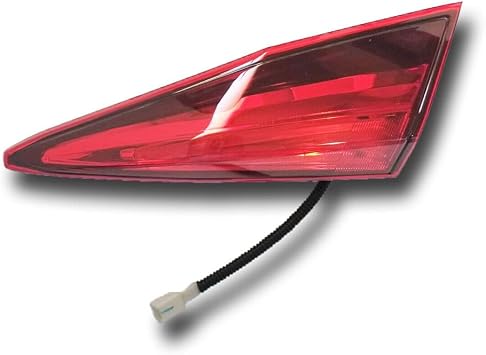 Tail Light Assembly 1pc Right Passenger Side Red Trunk Lamp with for Honda for Civic Dx/Ex-L/LX 16 Si/Plus 17 I-Style 18 Sport 19-20 Bulbs 12 V