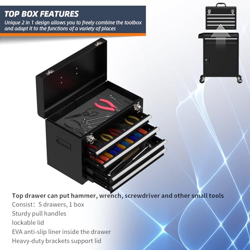 Rolling Tool Chest with Drawers