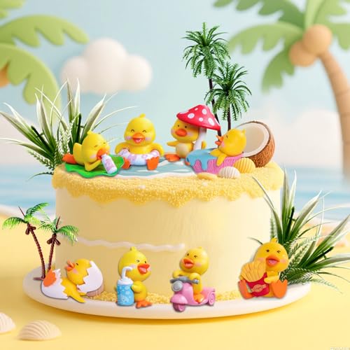 LAST HOE DOWN 14PCS Duck Cake Topper Duck Themed Birthday Party (white) by LAST HOE DOWN - Used condition - Image 4