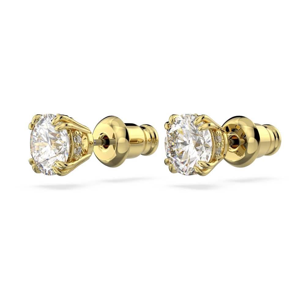 Swarovski Stilla boucles d'oreilles, cristaux blancs taille brillant