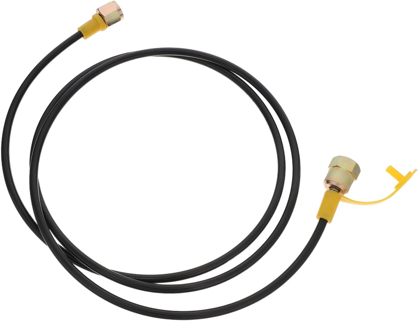 KICHOUSE Hydraulic Pressure Gauge Hose for Industrial Equipment with Leak Prevention and Accurate Pressure Monitoring, Rubber and Steel Construction, Suitable for Production Environments