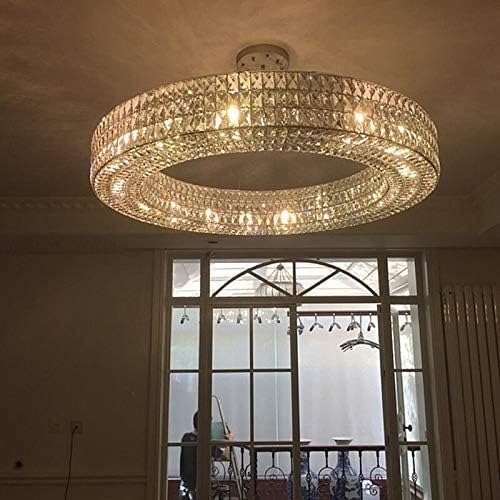 Pendant light LED suspension moderne cristal pour plafond chambre et hôtel