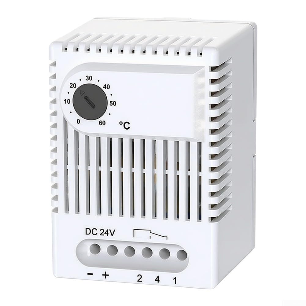 Temperaturregler DC24V 16A für Schaltschrank Heizung Kühlung